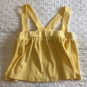 Urban Outfitters Yellow Crop Top